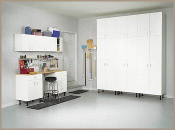 an organized garage or workroom can enhance your life
